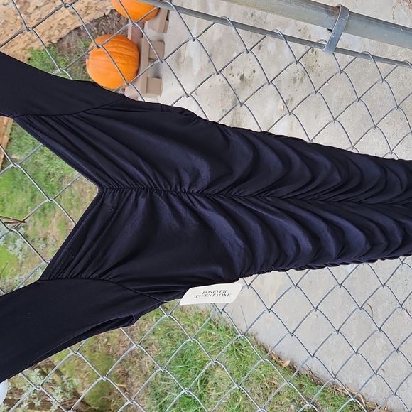 Forever 21 Black Dress small - Picture 3 of 4